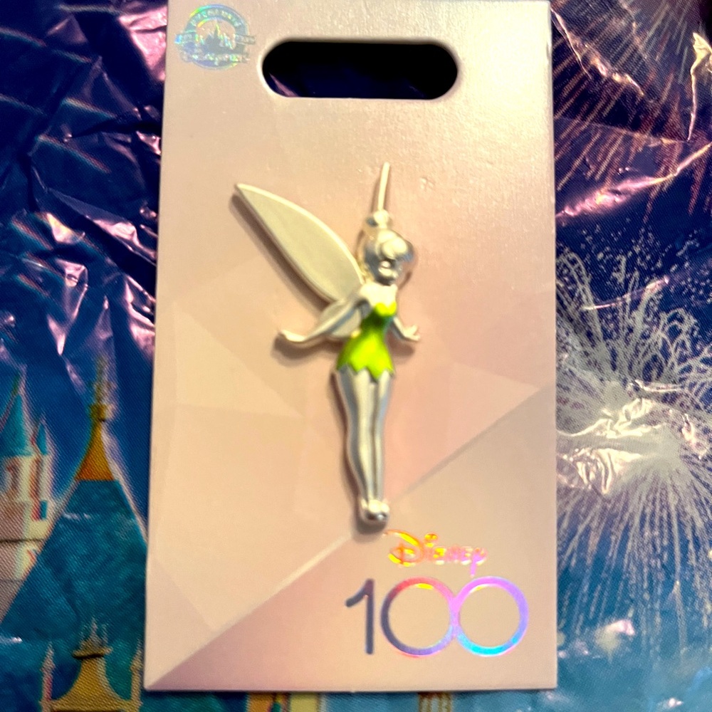 NWT Disney park pin tinkerbell disney 100th - Picture 1 of 2